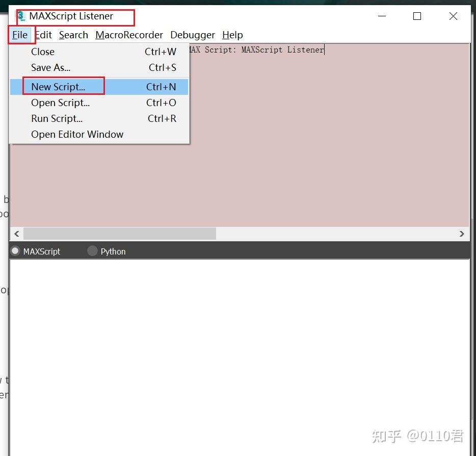 MAXScript 实用程序面板 - 知乎