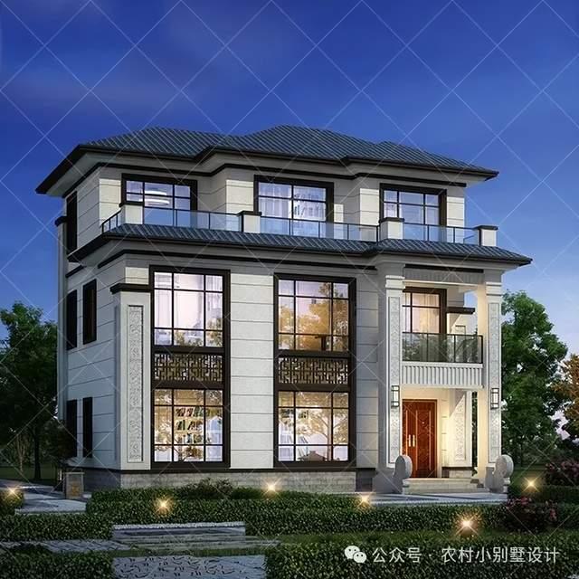 带电梯+复试客厅+三层新中式别墅,18套三层新中式带电梯自建房 - 知乎