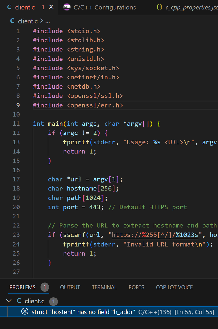 ECE438@UIUC MP1: OpenSSL Cannot Open Source File /ssl.h - 知乎