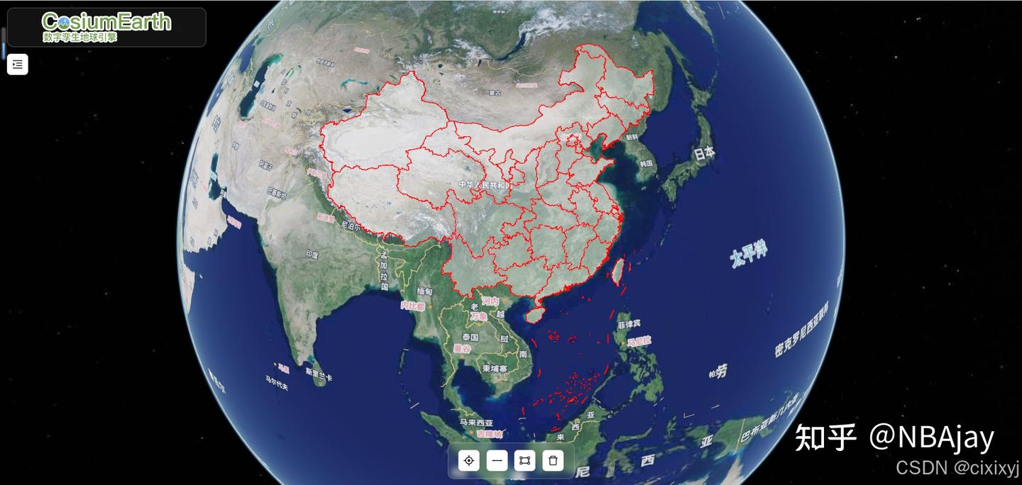 通过CesiumEarth在线浏览GeoJson/TopoJson二维矢量数据 - 知乎