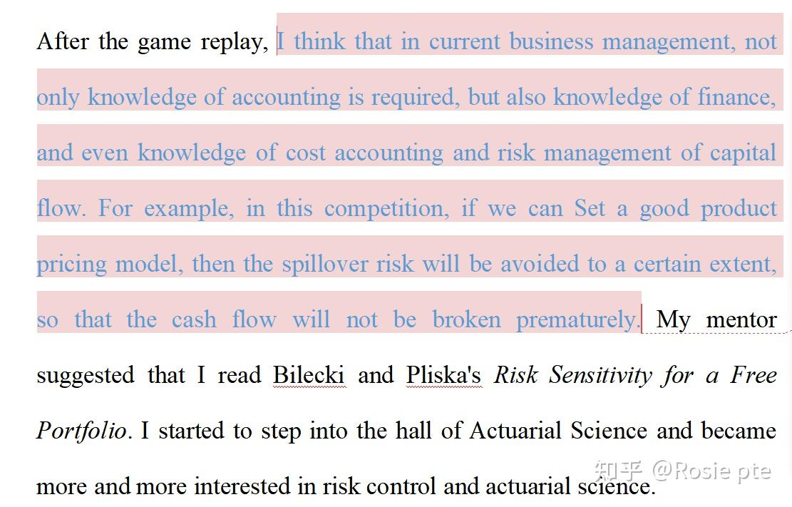 香港中文大学精算硕士PS 申请文书如何写- 知乎