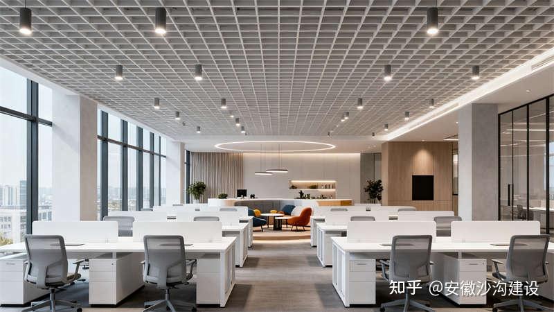 合肥办公楼装修设计：现代简约风的空间呈现 - 知乎