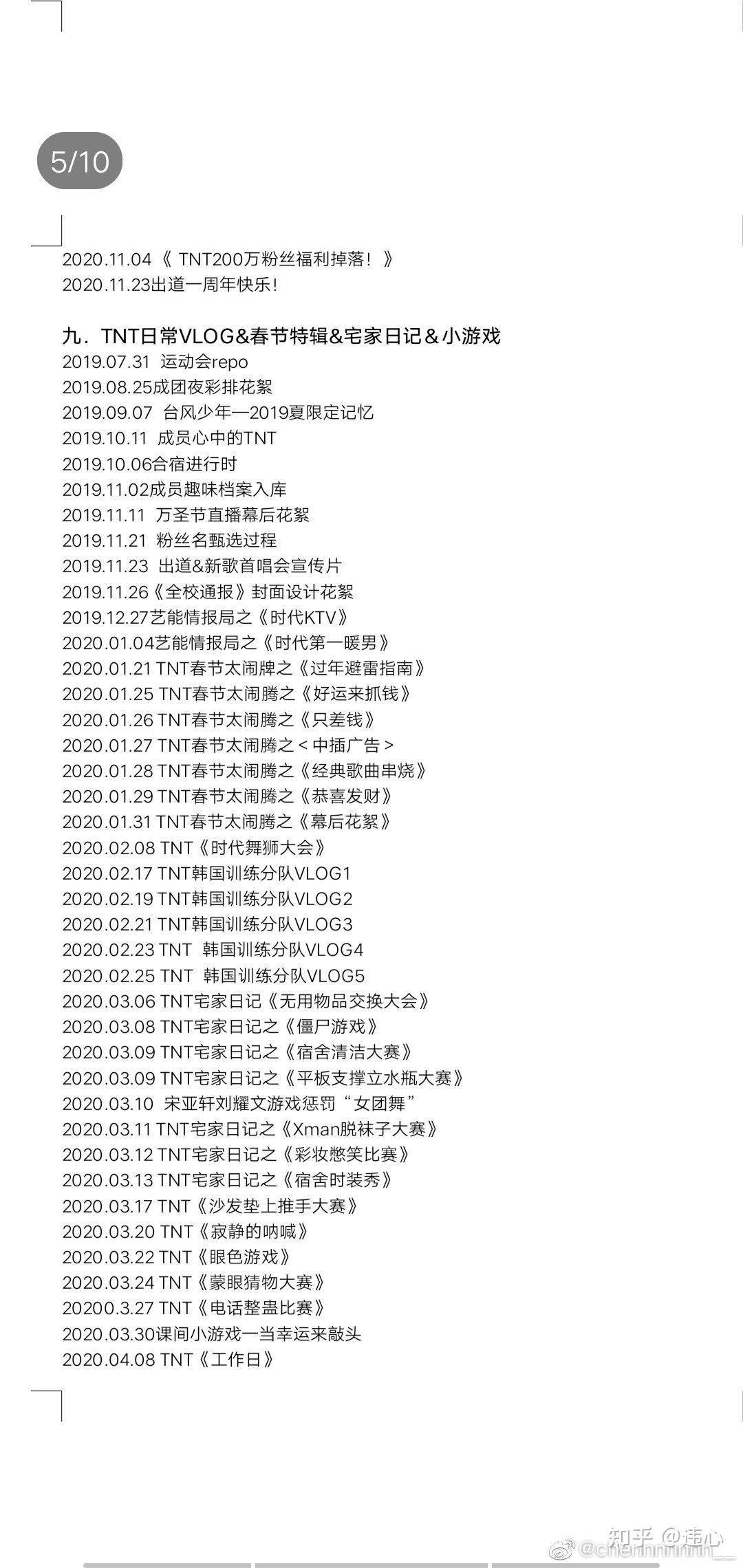 第一次追星tnt物料太多该从何处补起啊