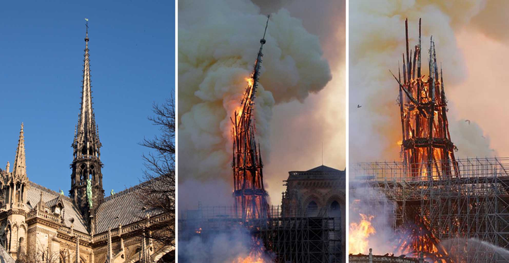 火灾之后的巴黎圣母院，应该完全按古迹原样修复，还是应该根据现代建筑的技术加入新的元素？