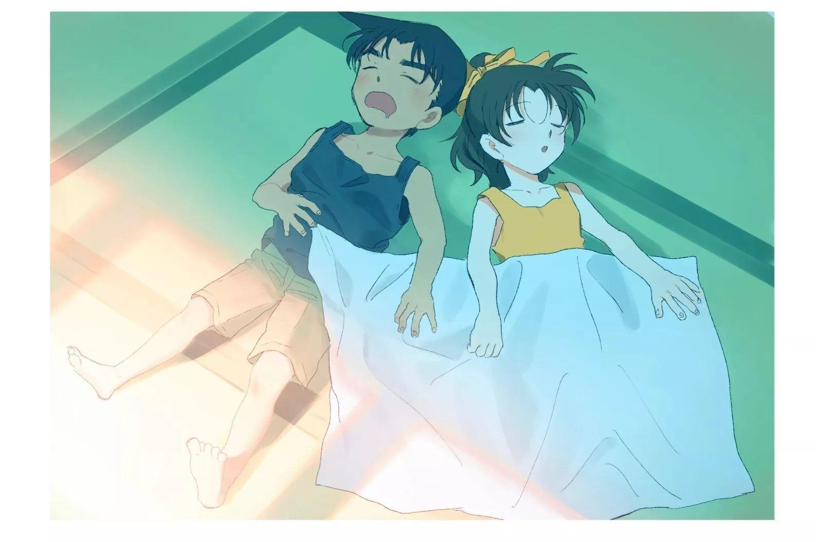 有没有服部平次和远山和叶的情头