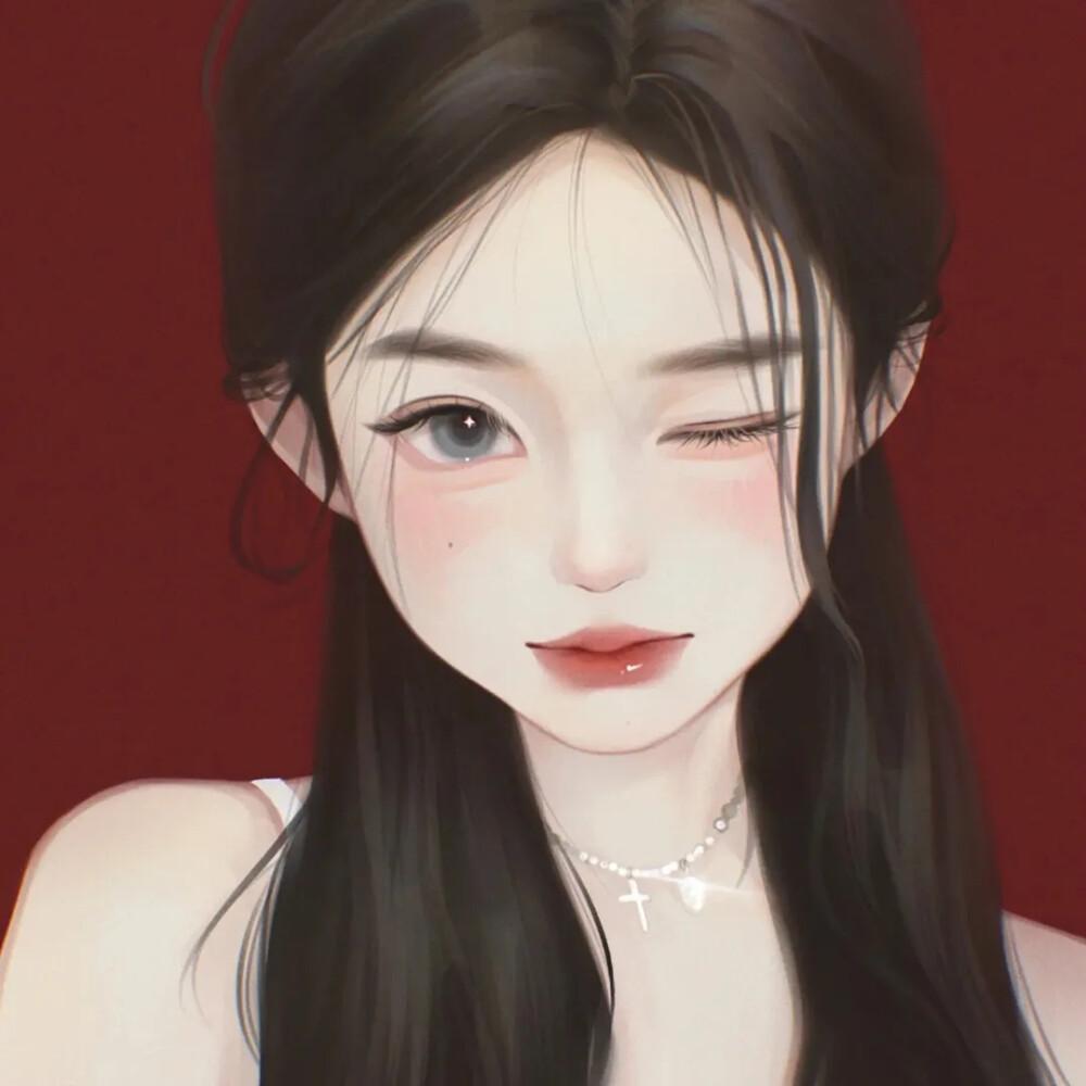 仙气手绘古风动漫女生头像关于浪漫的幻想脑子里装的全是你