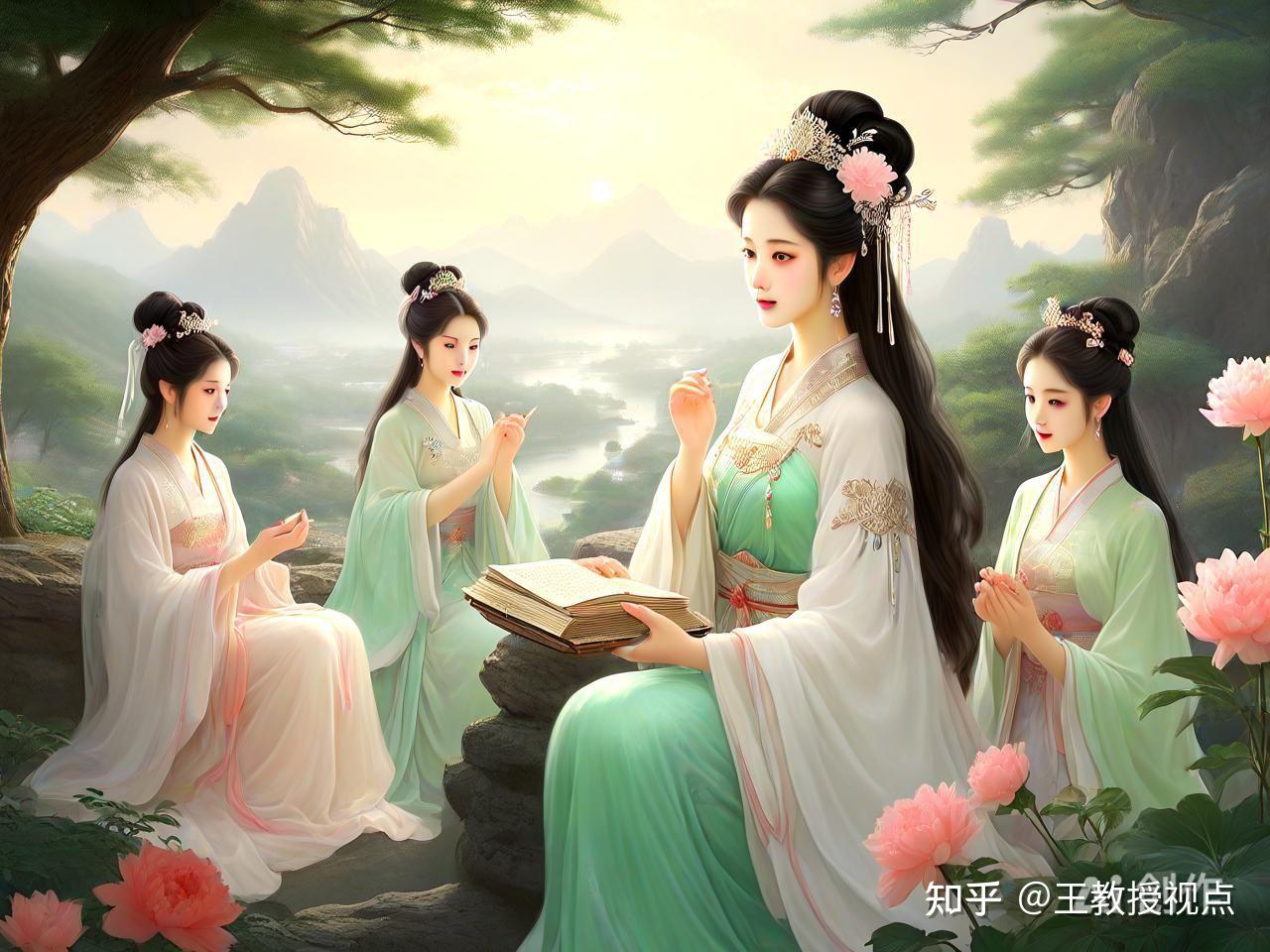 中国古代仙境里的仙女们欣赏：超凡脱俗的绝美风华 - 知乎