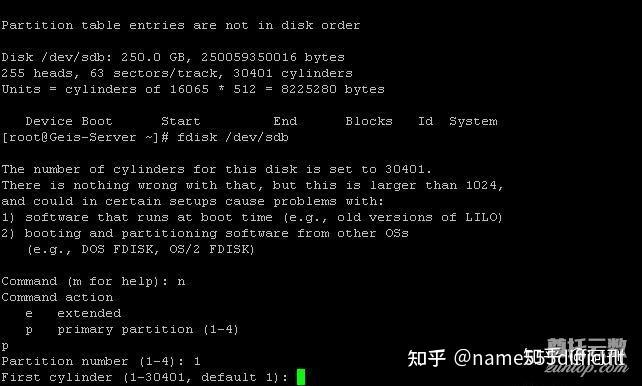 linux主机新增硬盘与挂载 - 知乎