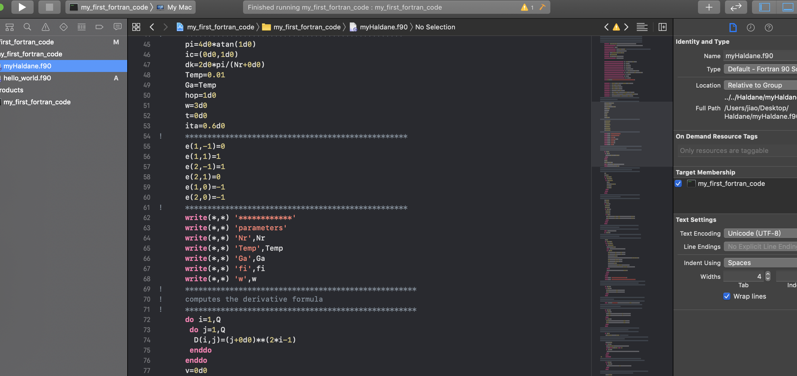 Mac OS下Xcode+Intel Fortran Compiler配置Fortran编译环境 - 知乎