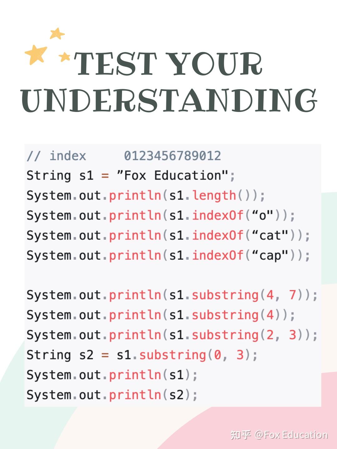 APCSA考试必考！String知识点大总结 - 知乎