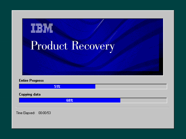 IBM ThinkPad リカバリーCD