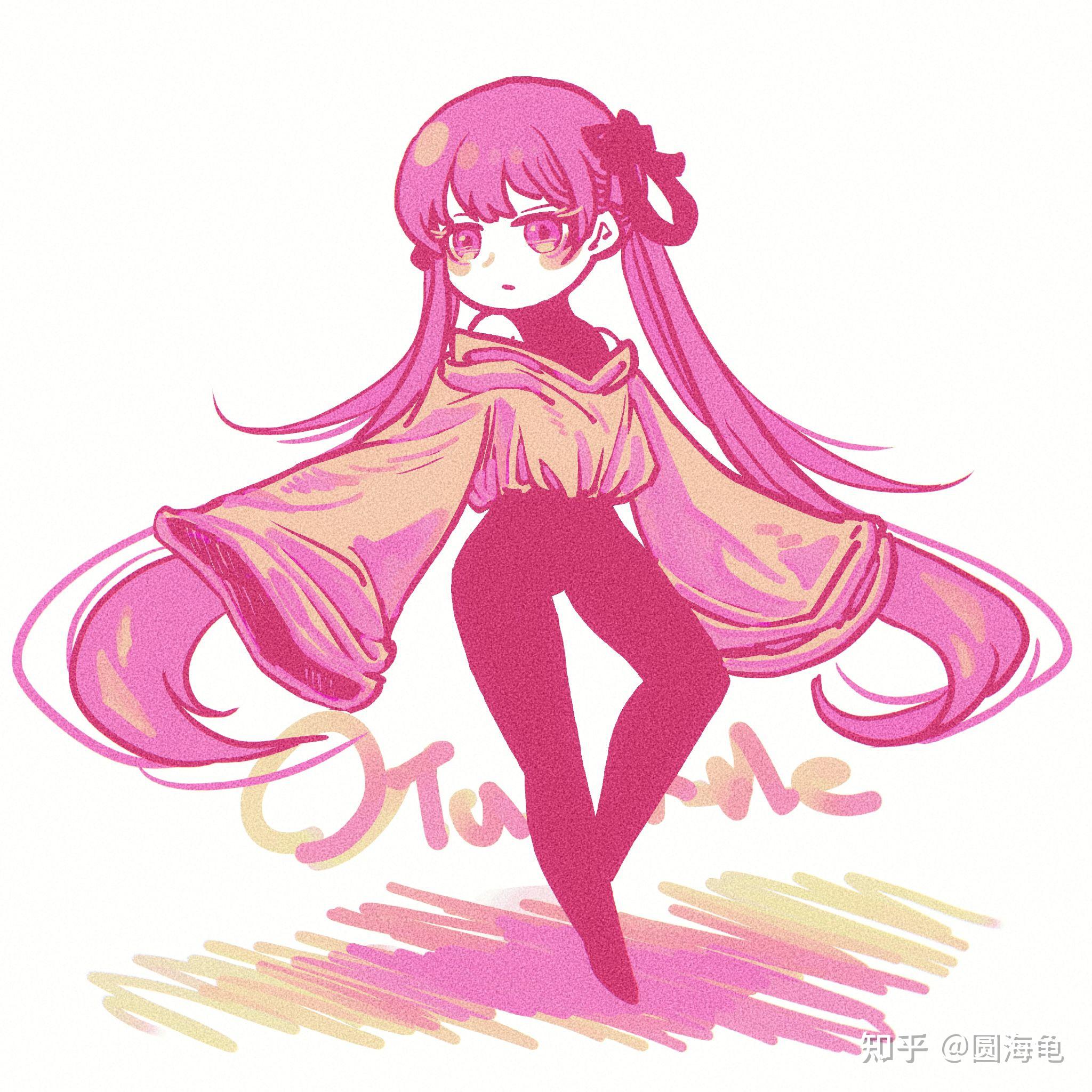 某短视频平台画手「硫酸钡钠」的稿件姿势算是临摹的吗? - 知乎