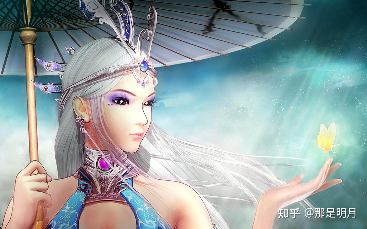 可以分享一下国漫女神游戏cg美女的高清壁纸吗