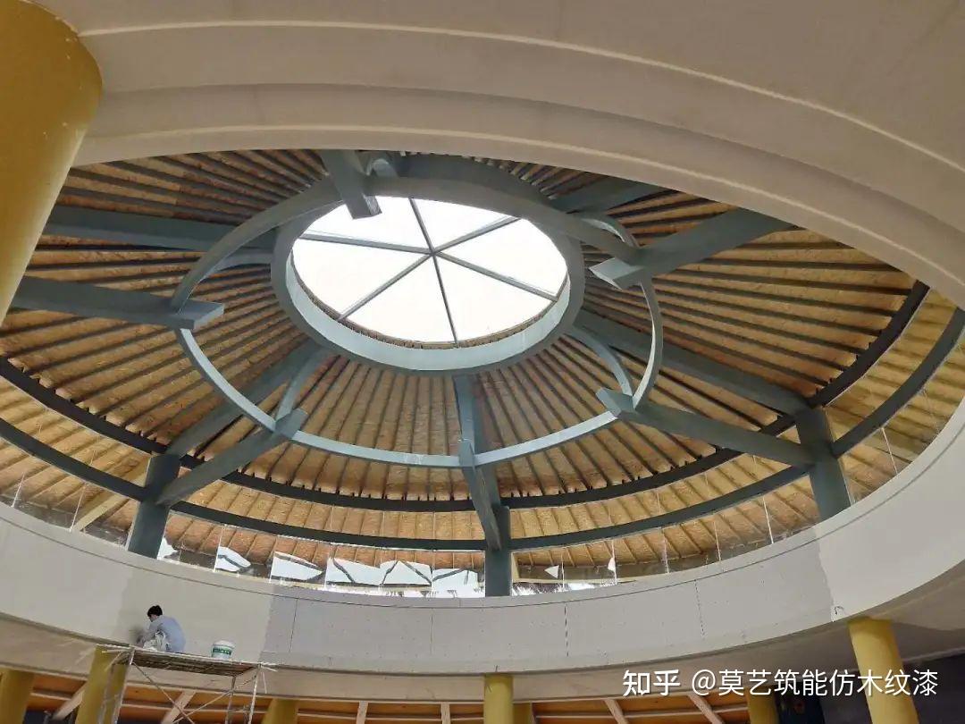 木纹漆案例:巴夫洛生态谷茶室 - 知乎