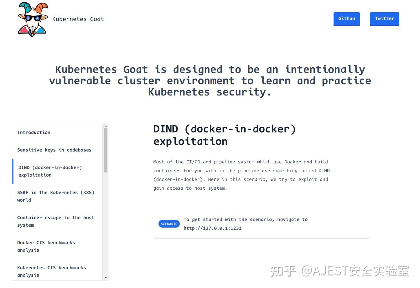 [k8s-goat] DIND (docker-in-docker) exploitation - 知乎