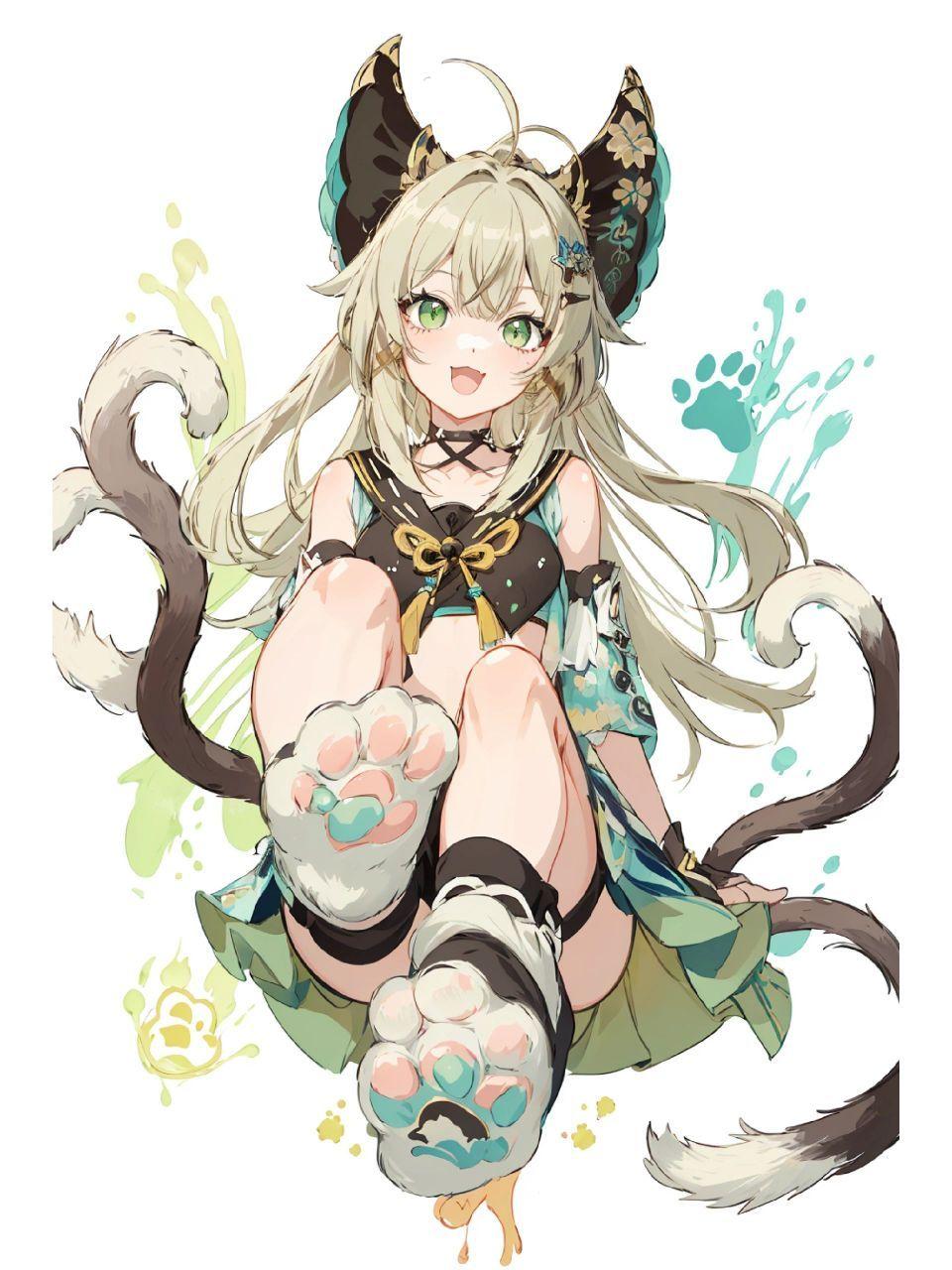 米哈游的猫娘角色为什么都有两条尾巴?