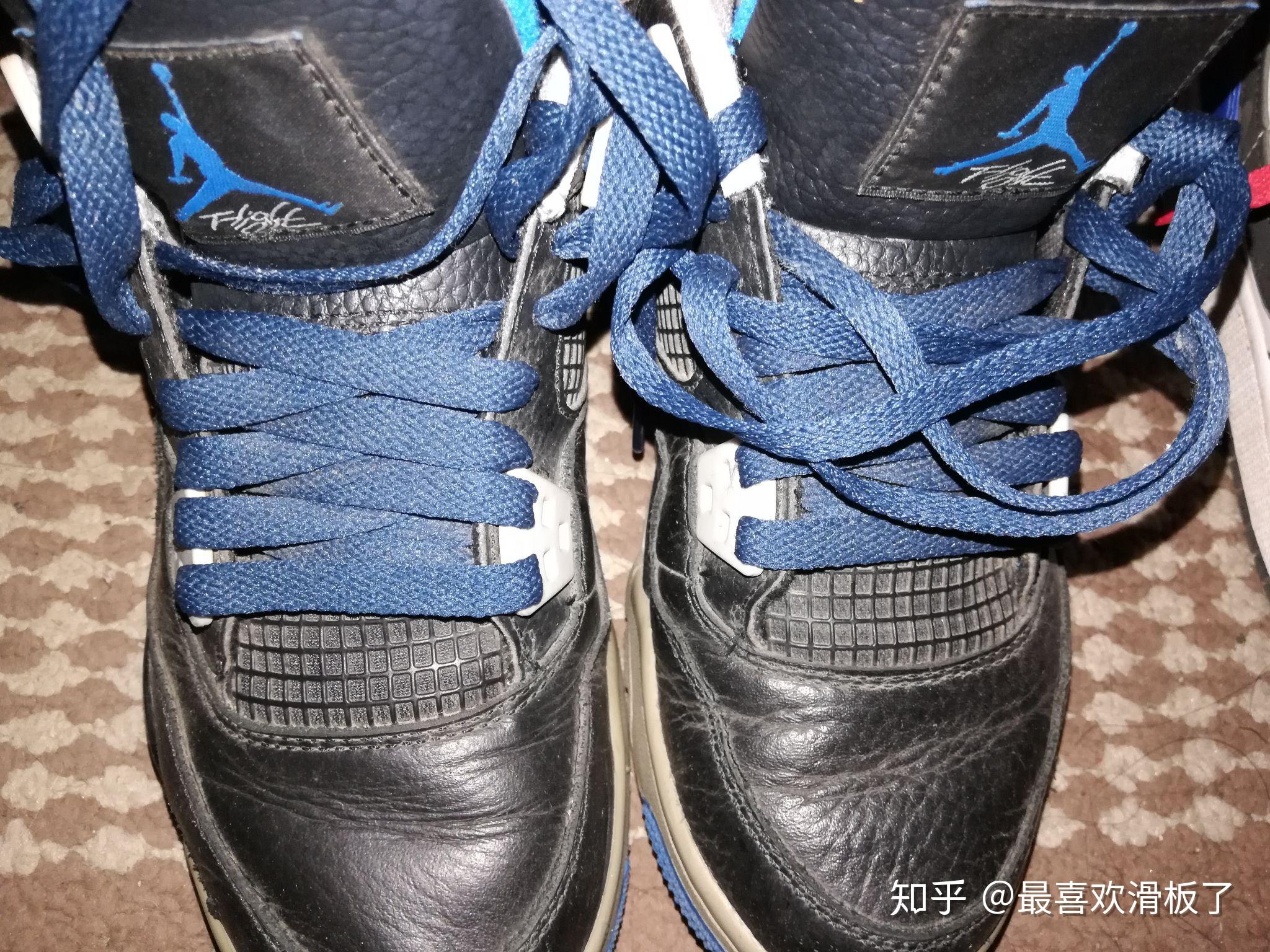 aj4的鞋带怎么绑我把它拆下来了
