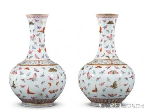 中国陶瓷◇「 清◇ 嘉慶年製 粉彩 纏枝蓮花卉紋翻