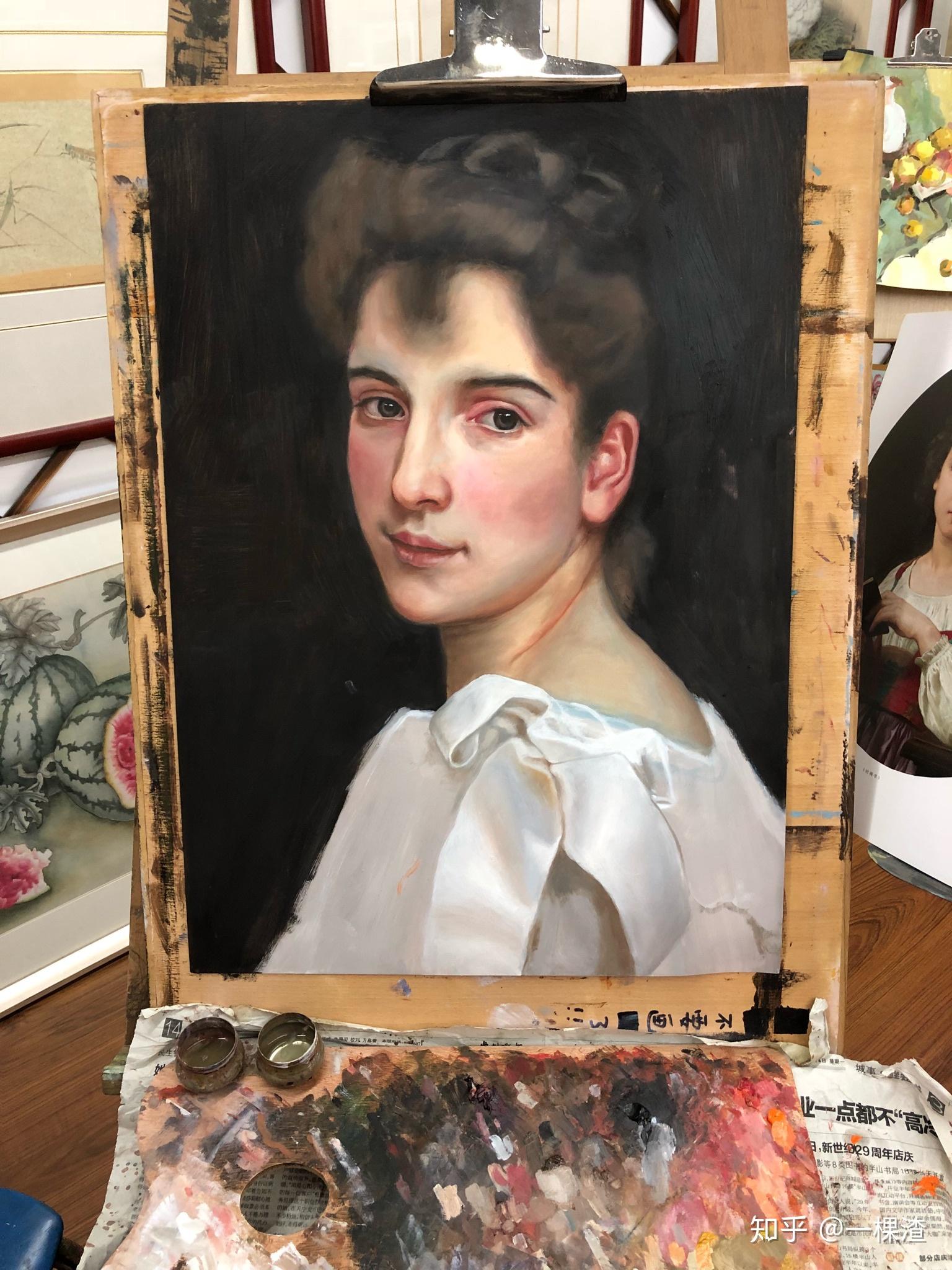 有什么适合临摹的油画人像? - 知乎