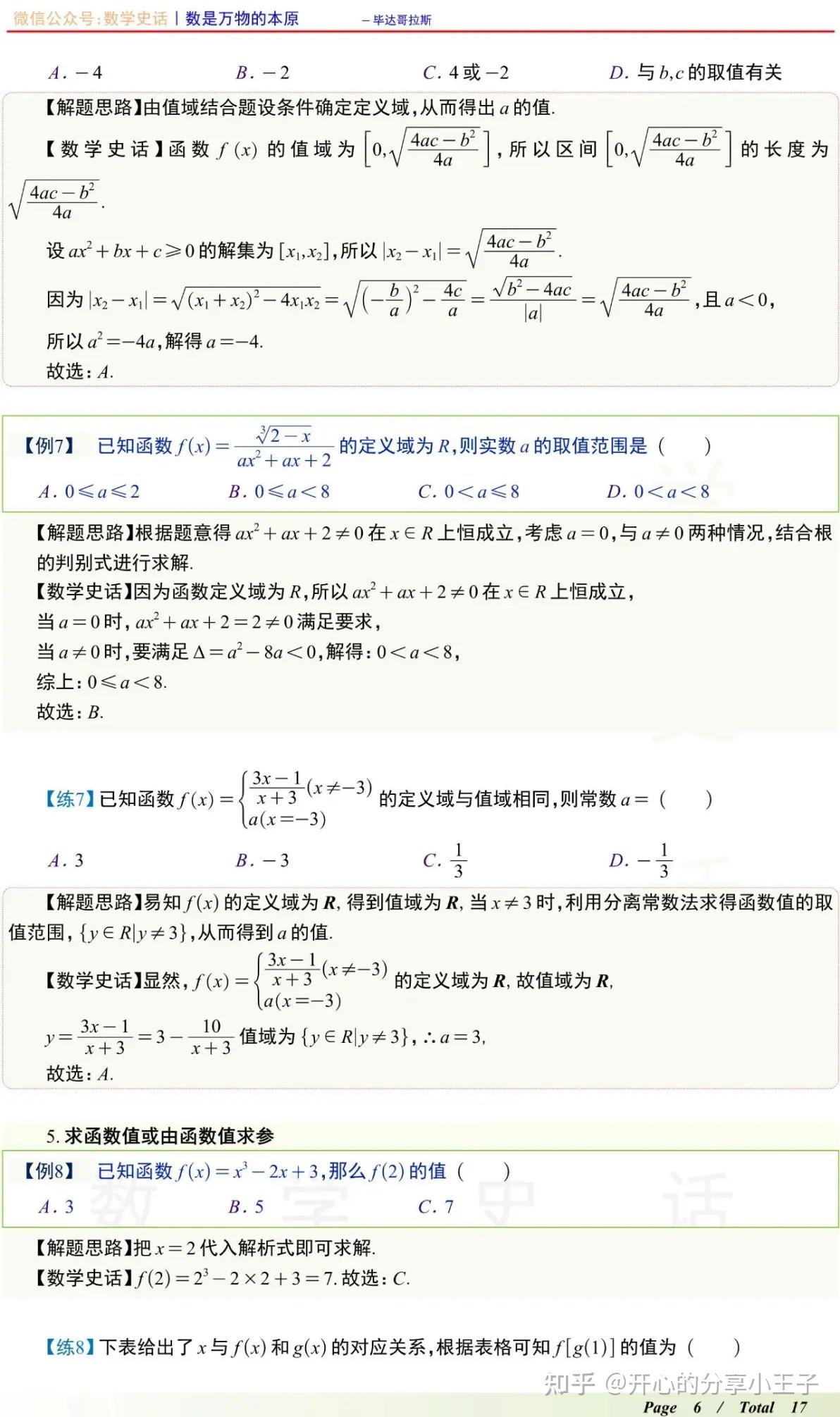 高中数学必修一,函数的定义域和值域怎么求? - 知乎