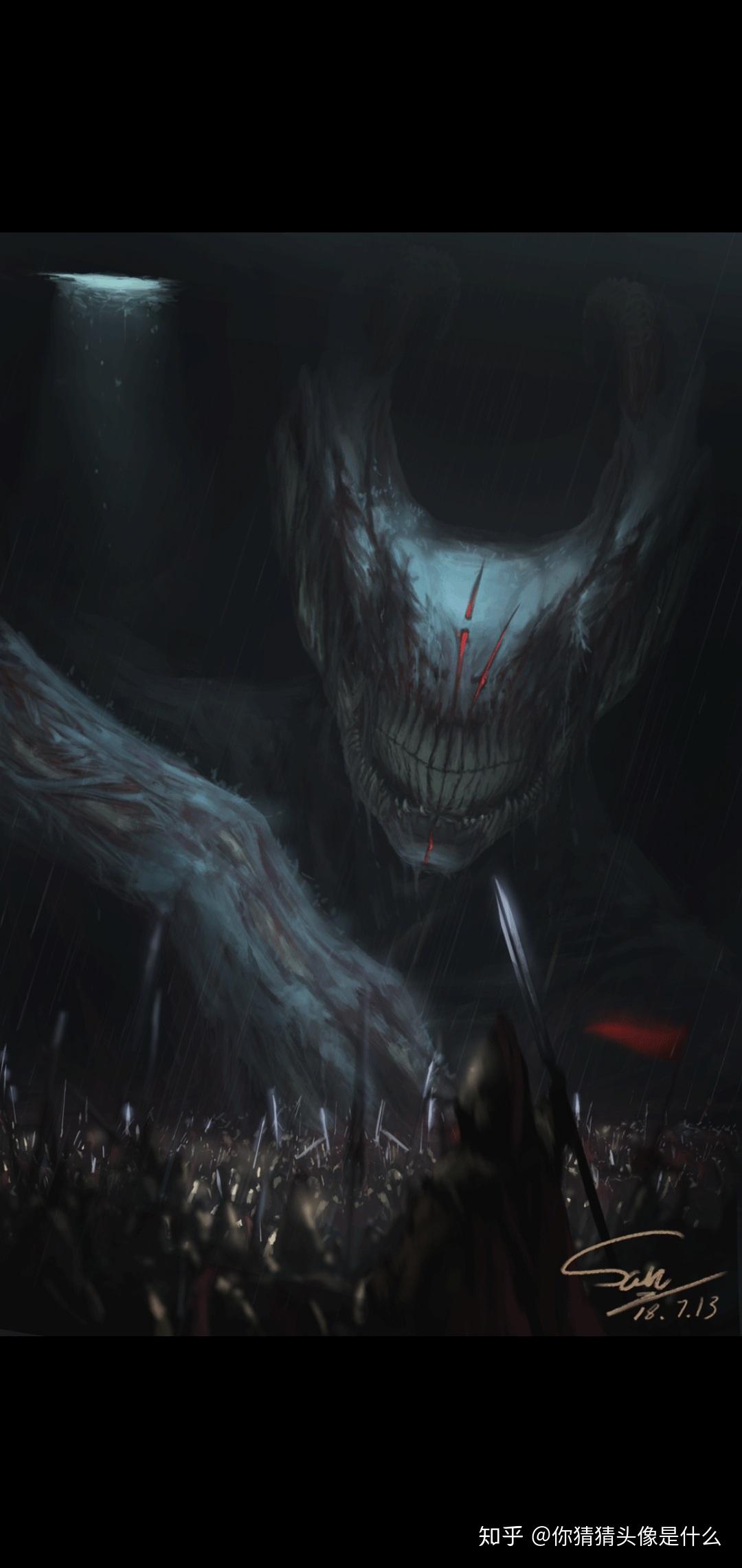 有没有什么特别帅的克苏鲁图片? - 知乎