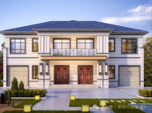 24套二层双拼兄弟农村自建房别墅,二层乡村别墅住宅自建房设计 - 知乎