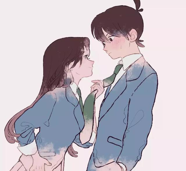 请问这一对情侣头像是新兰吗