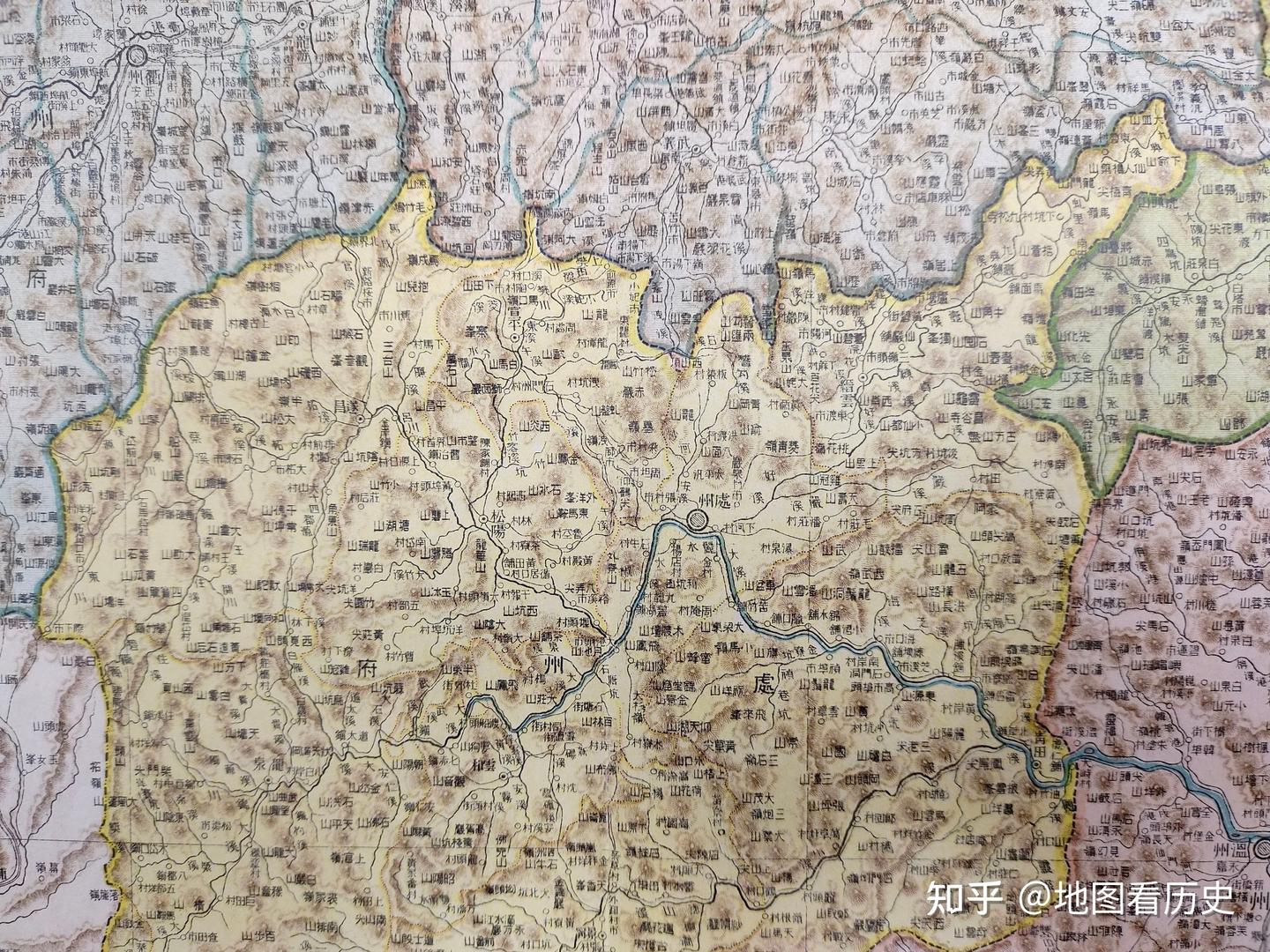 1912年的《浙江省明细全图》 - 知乎