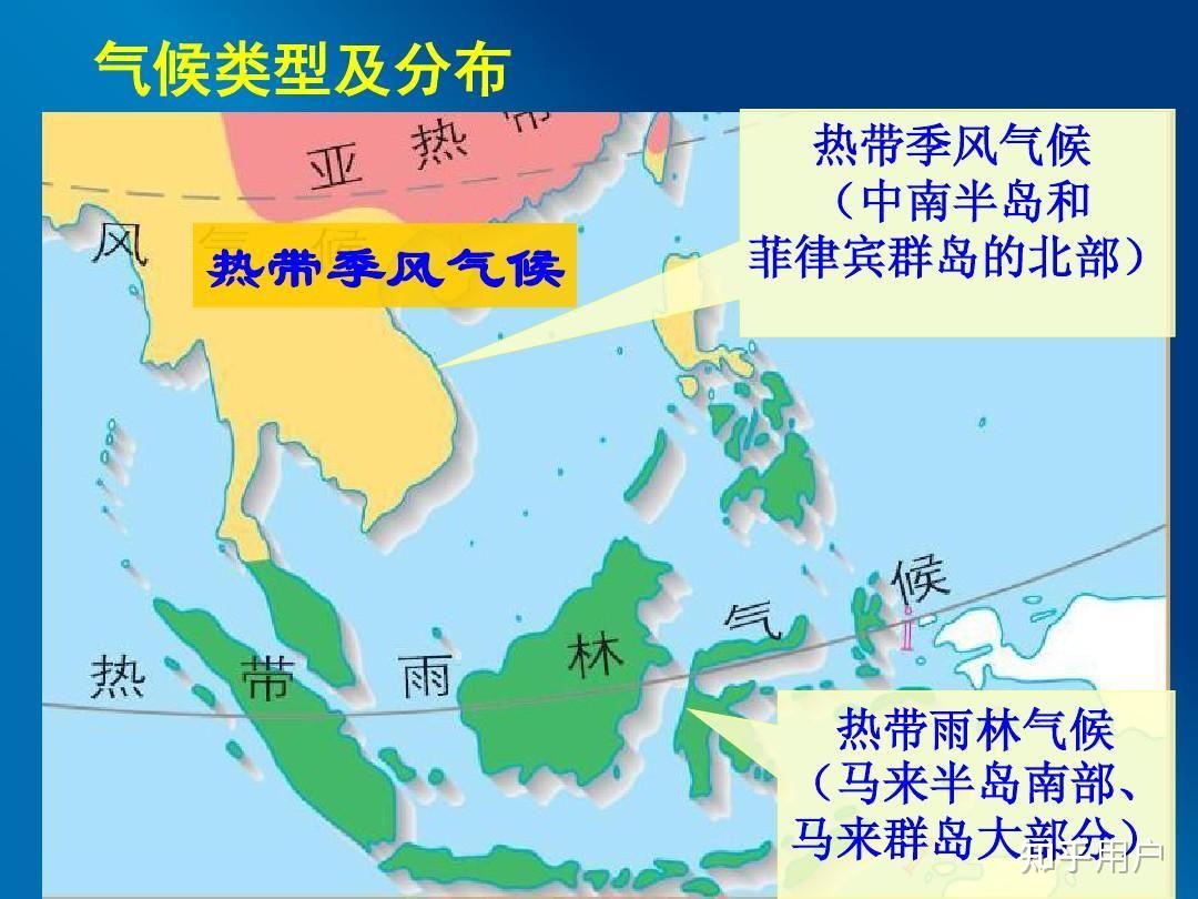 哪些国家是热带季风气候