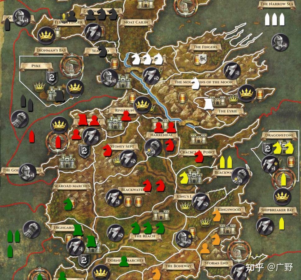 冰与火之歌桌游版图板各势力玩法是怎样的