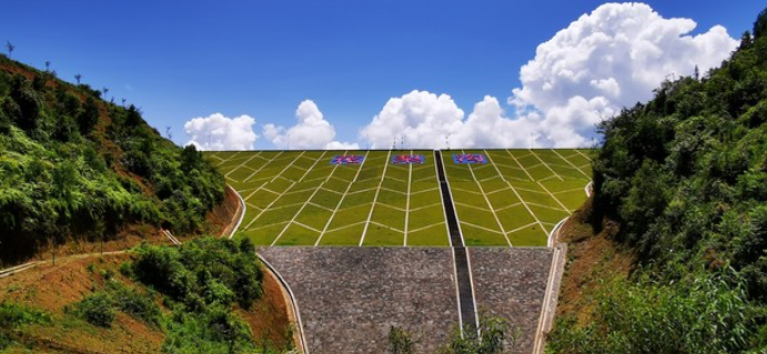 土石坝坝顶护面和护坡的分界线是什么?