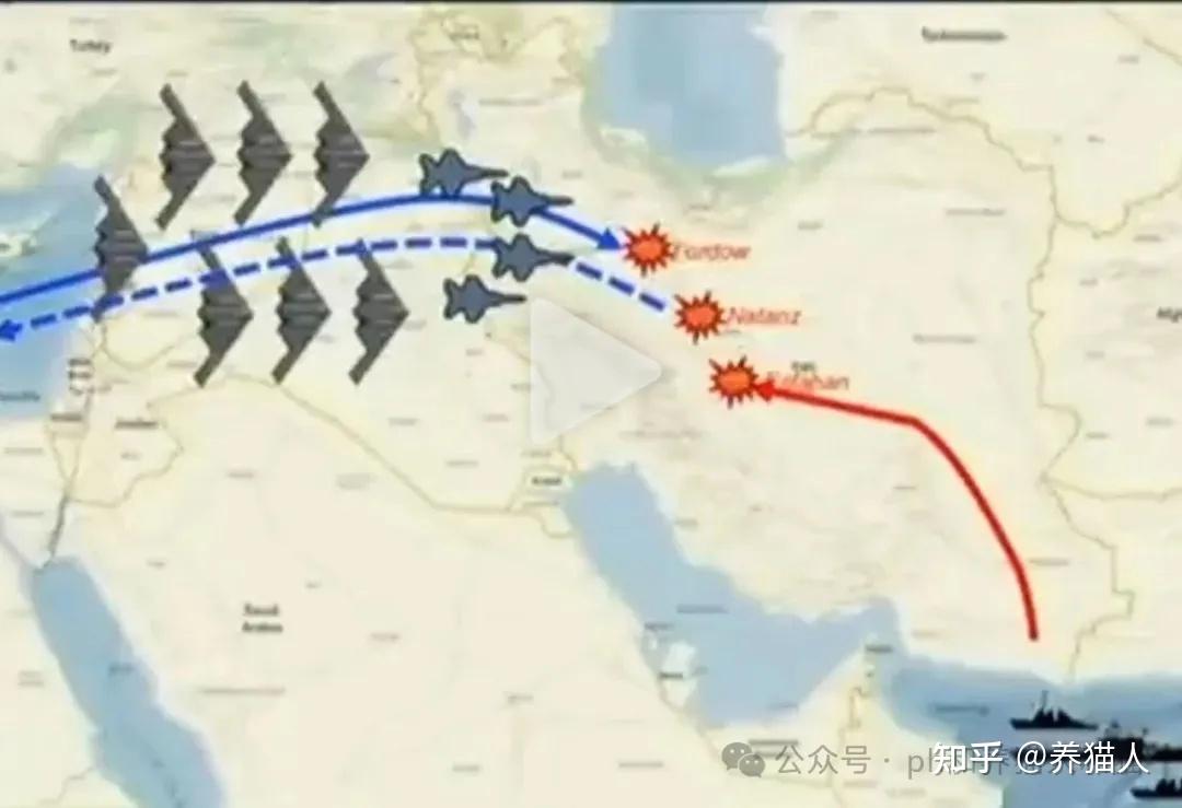 关于“午夜之锤”行动的进一步详细信息:7架B-2隐性轰炸机,14枚GBU-57巨型钻地炸弹,75枚精确制导武器,125架飞机参战 - 知乎