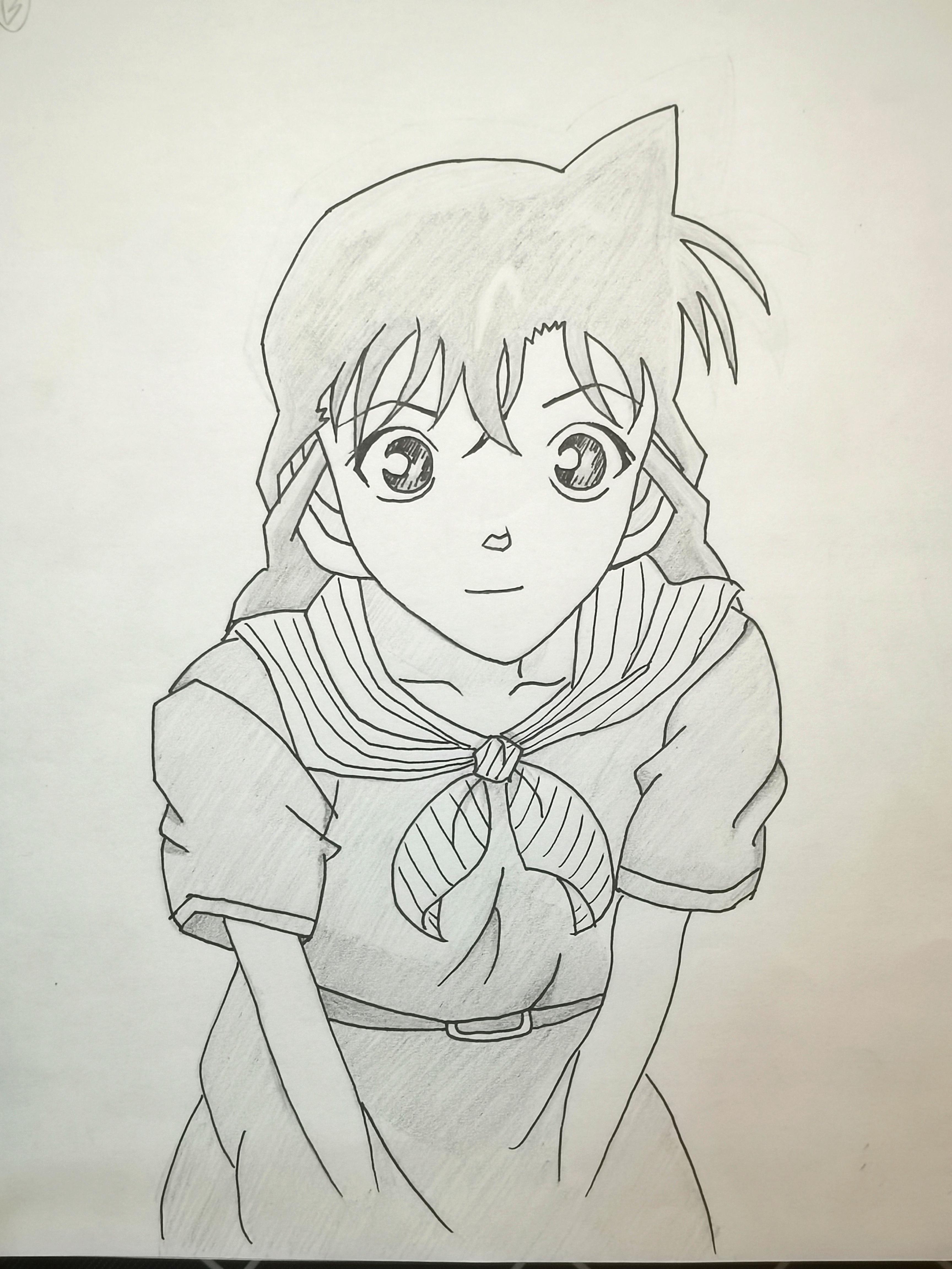 想起来画画第15天日常画柯南