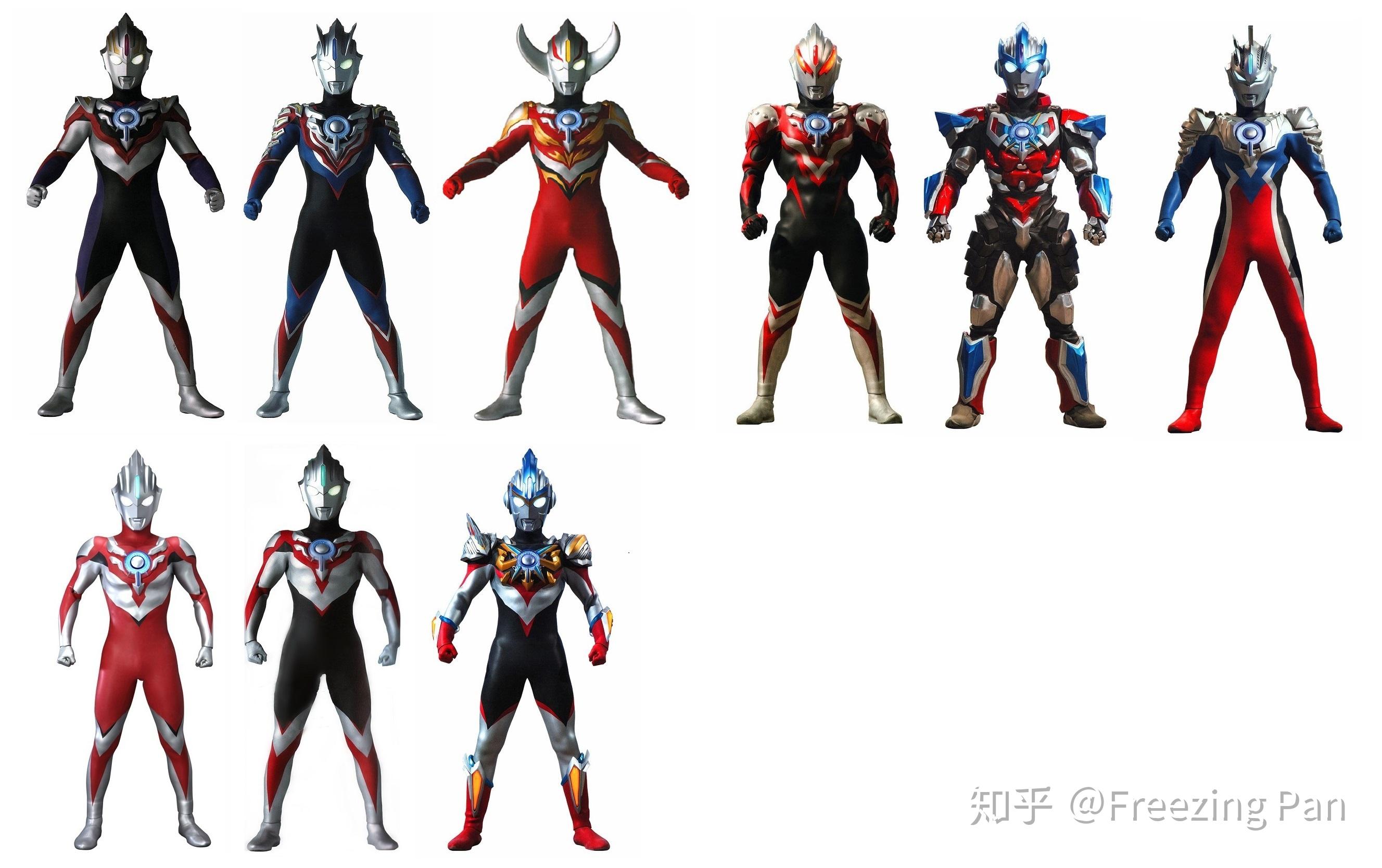 如何评价奥特曼系列的形态变换