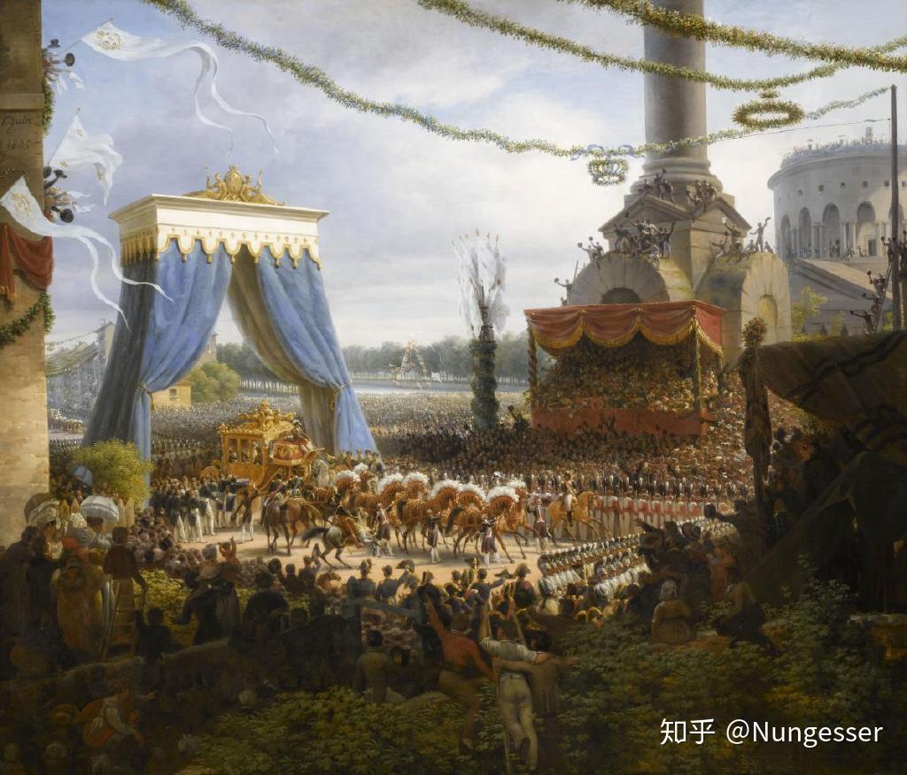 波旁复辟时期的法国国旗到底是纯白旗还是白底鸢尾花旗?