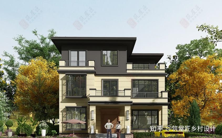 13×9米新中式四层别墅，筑屋匠8室4厅带地下室设计，打造美好生活 - 知乎