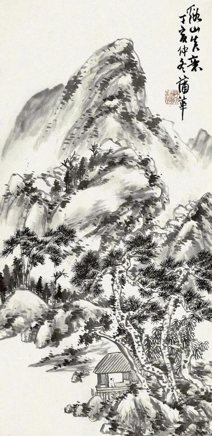 “海派四杰”之一,蒲华山水画 - 知乎