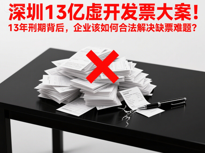 深圳13亿虚开发票大案!13年刑期背后,企业该如何合法解决缺票难题? - 知乎