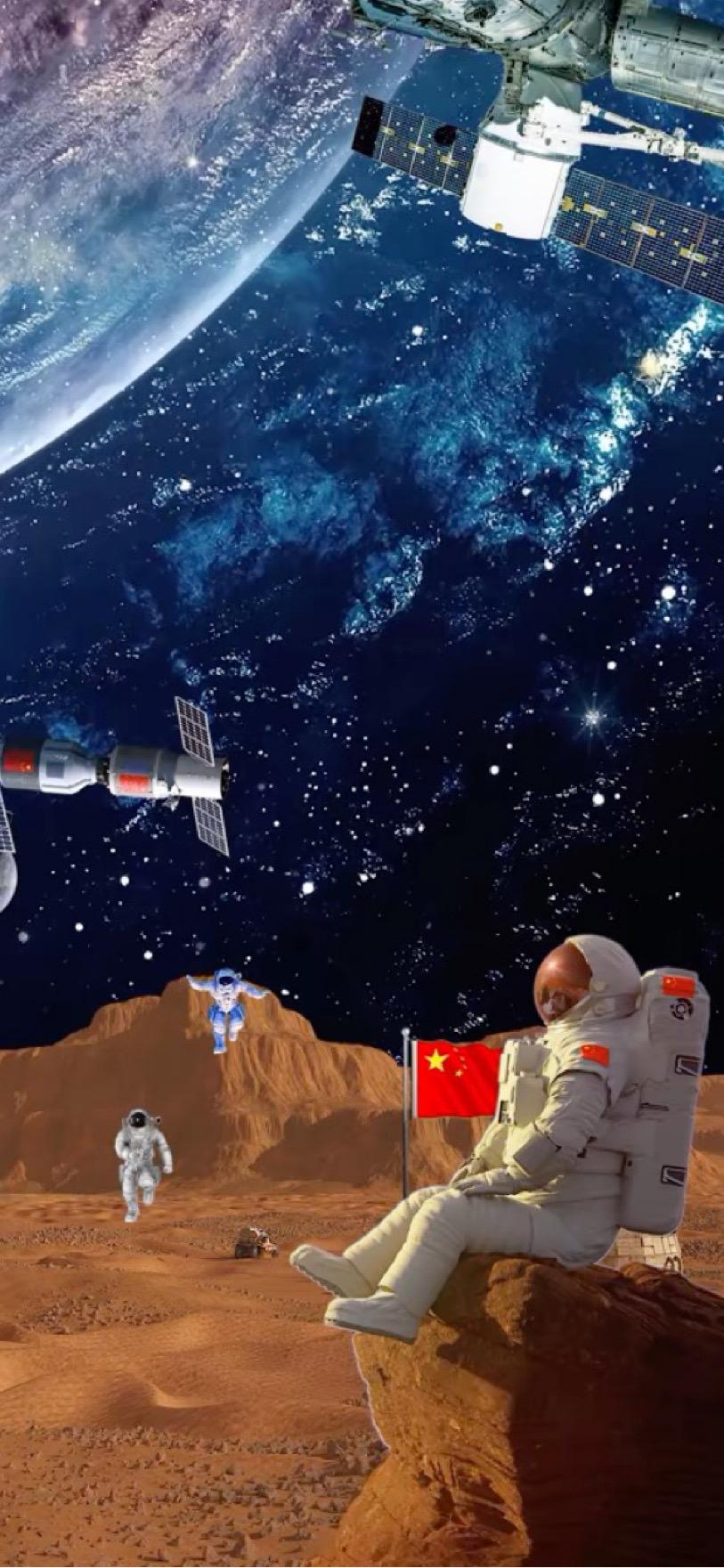 有没有中国航天的霸气壁纸