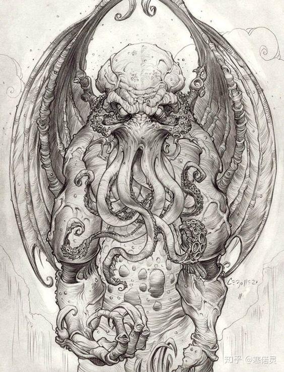 有没有什么特别帅的克苏鲁图片? - 知乎