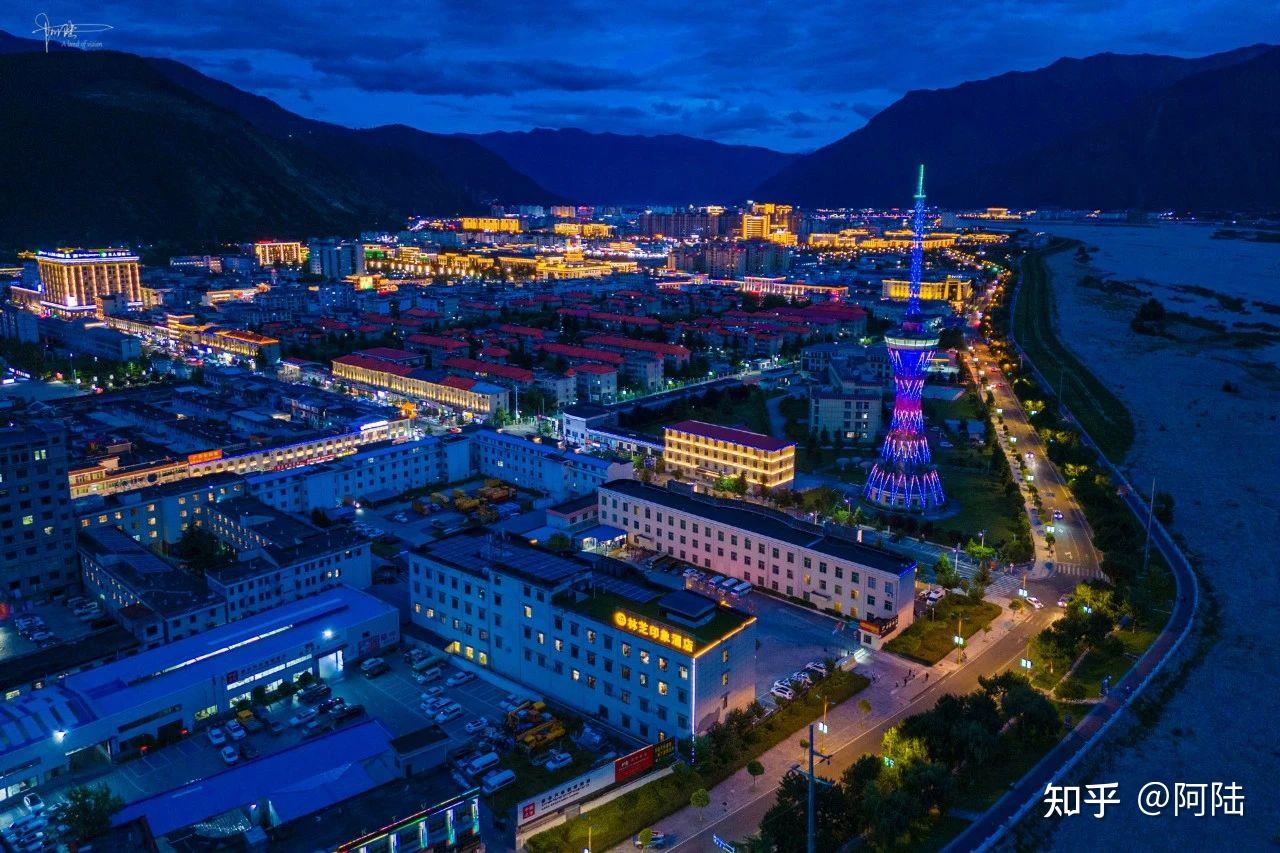 “林芝小肥腰”的灯光堪比广州小蛮腰，高海拔城市的夜景也这么美 - 知乎