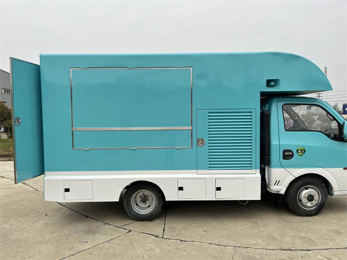 流动路边摊快餐车 油炸铁板烧小型餐车