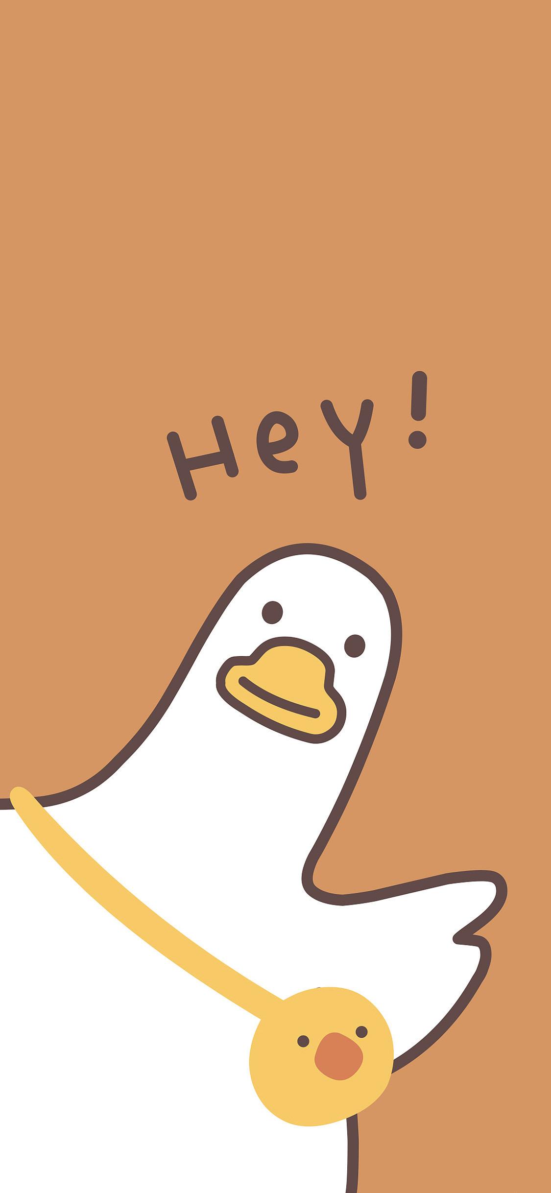 有哪些可爱又洋气的鸭子手机壁纸值得分享