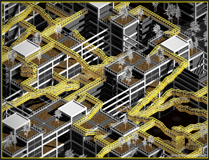根据五类人群并以各围合组团为单位,设计17种户型,实现存量时代下的
