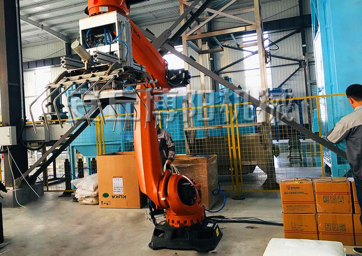 复合肥全自动码垛机自动包装码垛机生产厂家