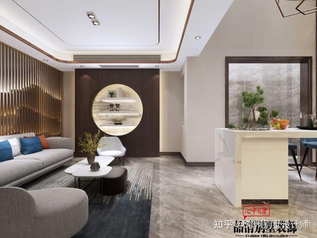 常州别墅装修 | 建发玖里湾--中式轻奢别墅装修案例赏析 - 知乎