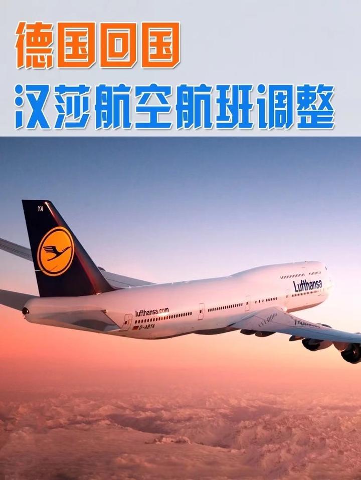 漢莎航空德國回國法蘭克福回國航班取消