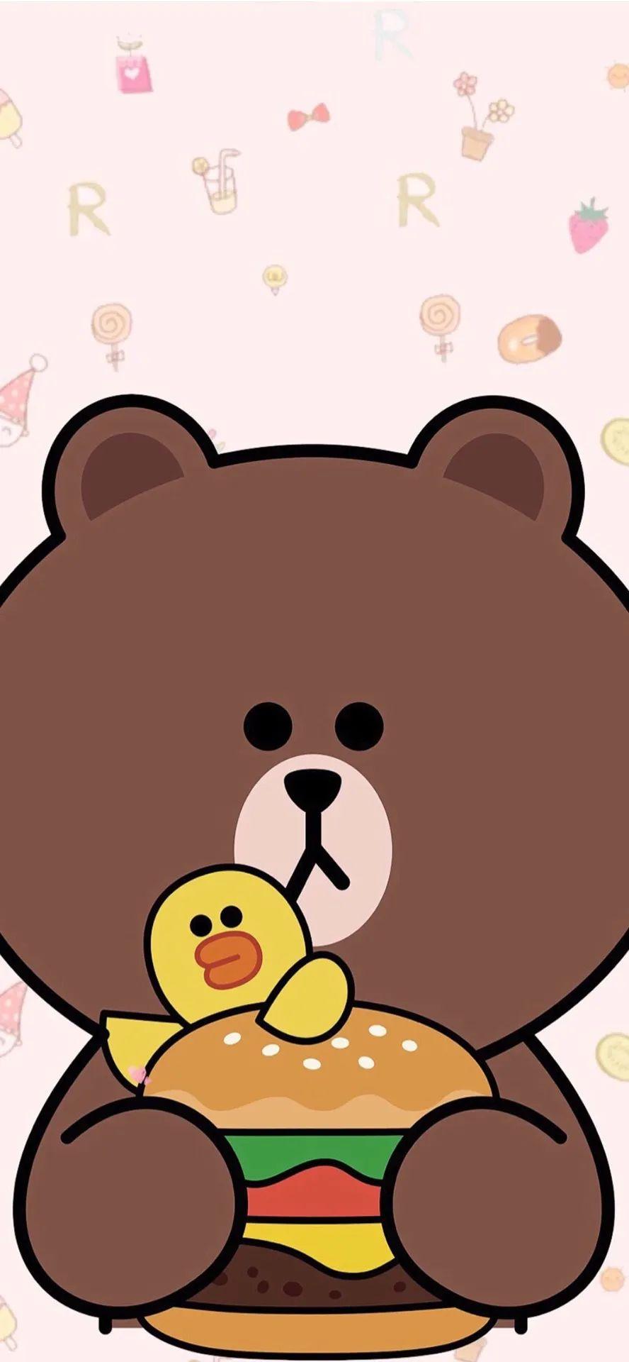 有没有好看的白色布朗熊壁纸? - 知乎