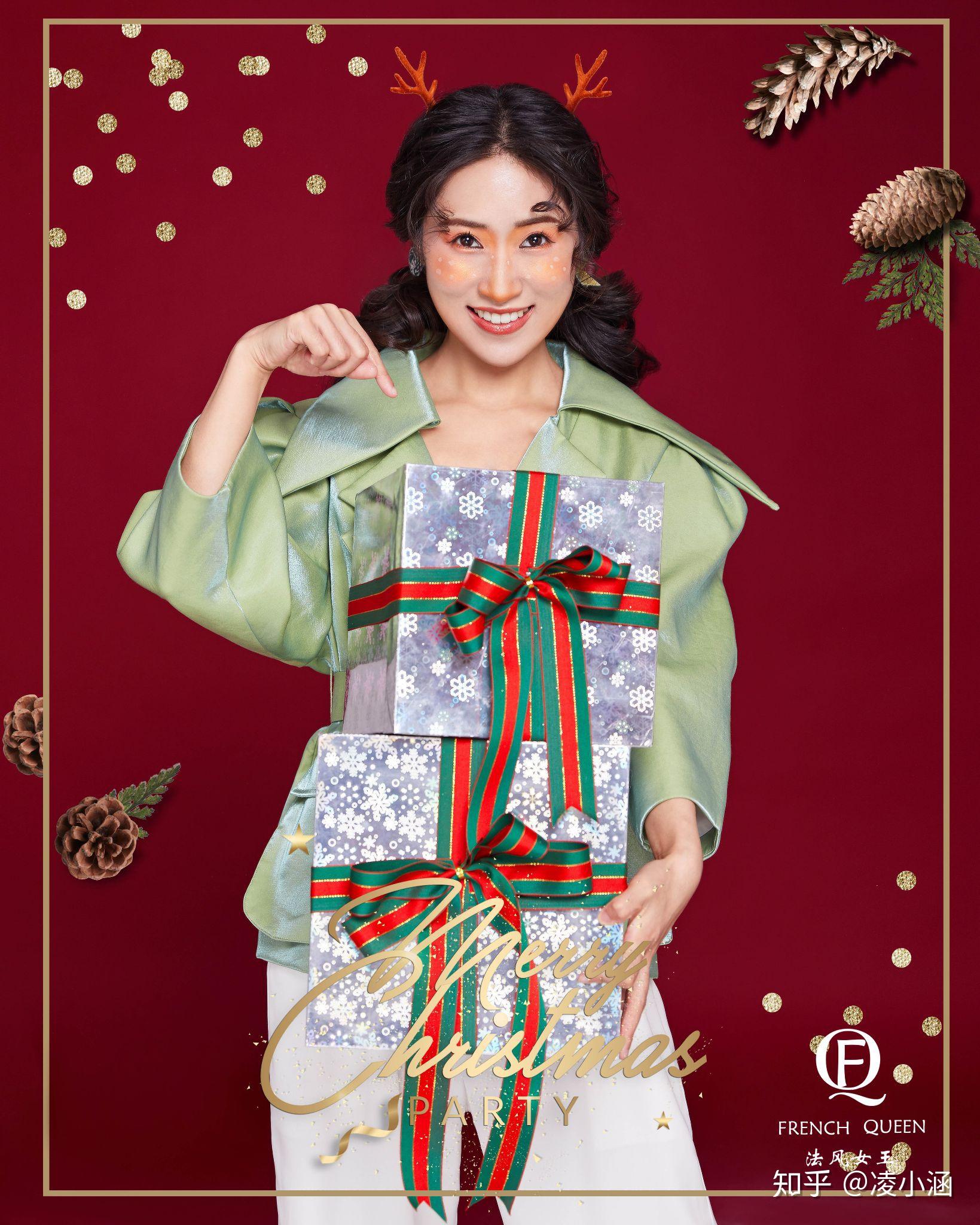 打卡天真蓝圣诞照还是海马体呢服装有什么不一样