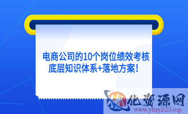 《岗位绩效考核的底层知识体系》落地方案_wwz